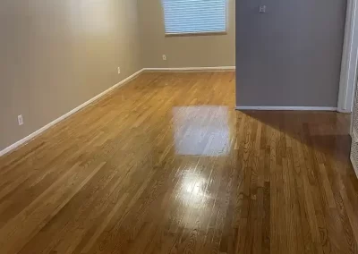 Spotless wooden floor molding